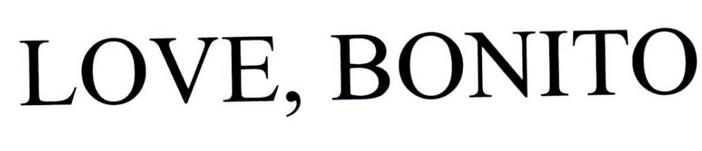 LOVE，BONITO