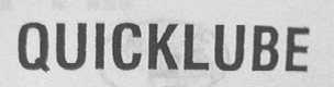 QUICKLUBE