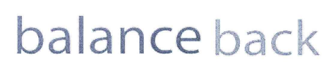 BALANCE BACK