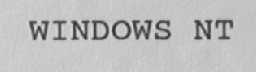WINDOWS NT