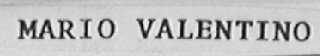 MARIO VALENTINO