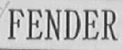 FENDER
