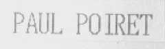 PAUL POIRET