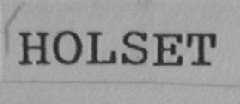 HOLSET