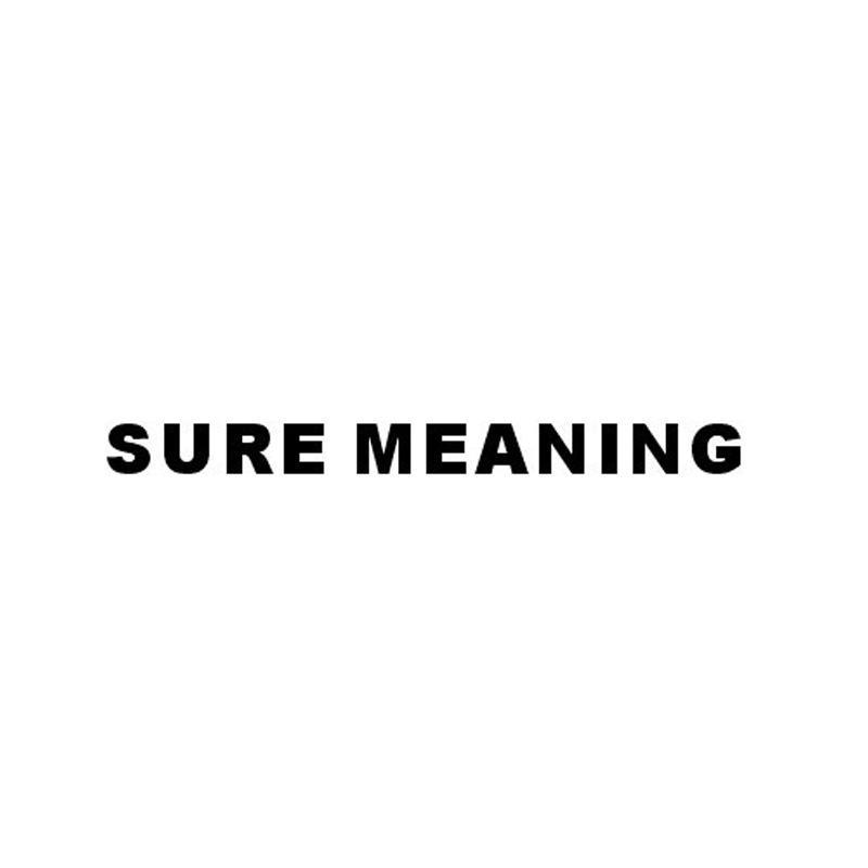 SURE MEANING