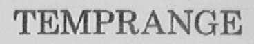 TEMPRANGE