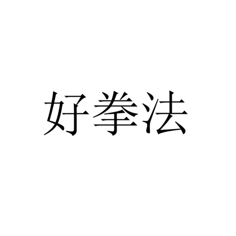 好拳法