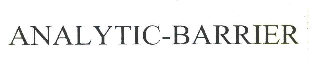 ANALYTIC-BARRIER