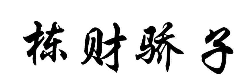 栋财骄子