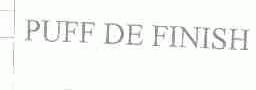 PUFF DE FINISH