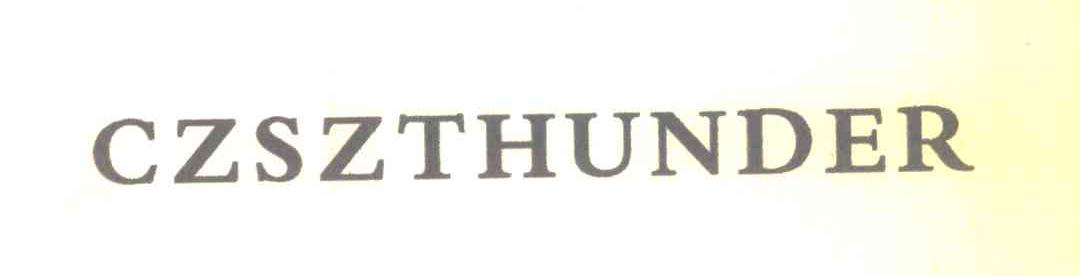 CZSZTHUNDER