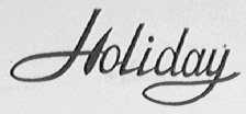 HOLIDAY