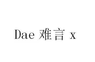 DAE 难言 X