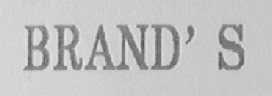 BRAND'S