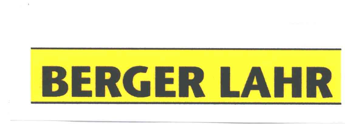 BERGER LAHR