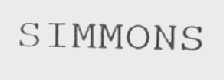 SIMMONS