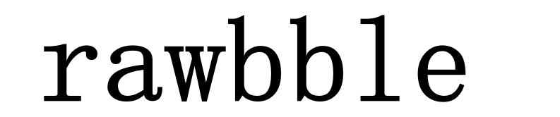 RAWBBLE
