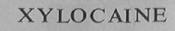 XYLOCAINE