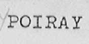 POIRAY