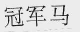 冠军马