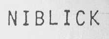 NIBLICK