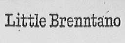 LITTLE BRENNTANO