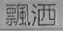 飘洒