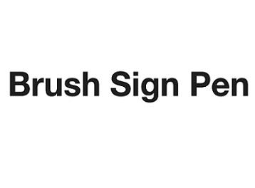 BRUSH SIGN PEN