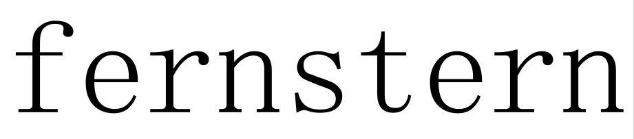 FERNSTERN