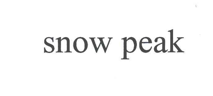 SNOW PEAK