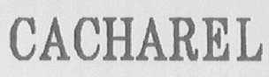 CACHAREL