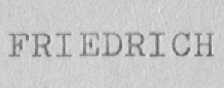 FRIEDRICH