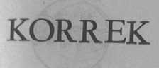 KORREK