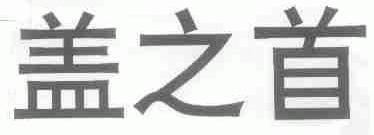 盖之首