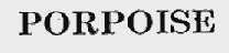 PORPOISE