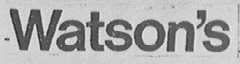 WATSON'S
