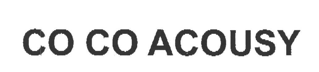 CO CO ACOUSY