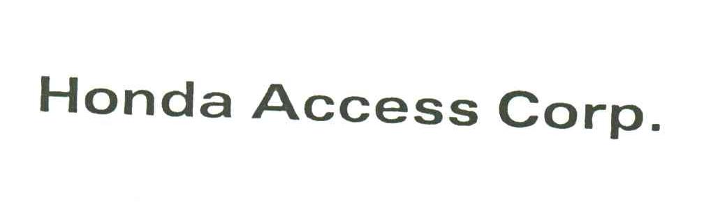 HONDA ACCESS CORP.