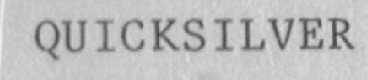QUICKSILVER