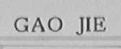 GAO JIE