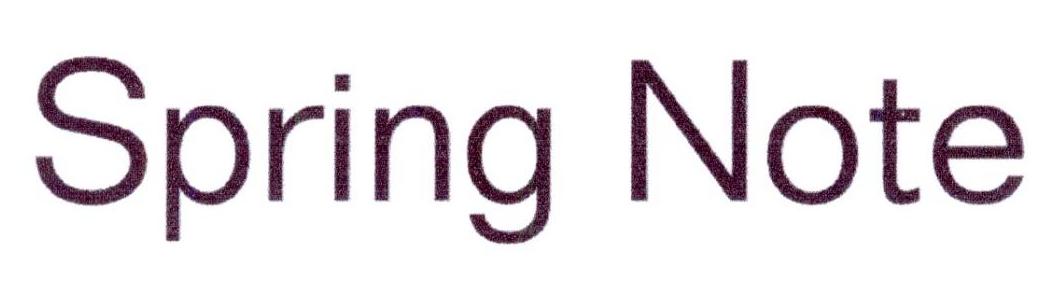 SPRING NOTE