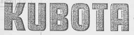 KUBOTA