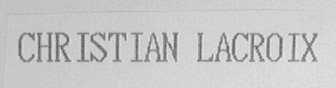 CHRISTIAN LACROIX