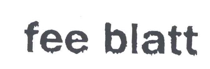 FEE BLATT