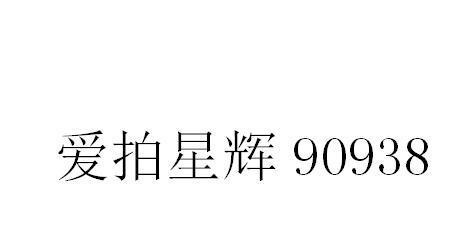 爱拍星辉 90938