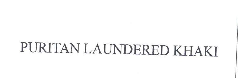 PURITAN LAUNDERED KHAKI