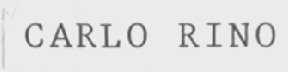 CARLO RINO