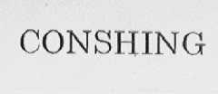 CONSHING