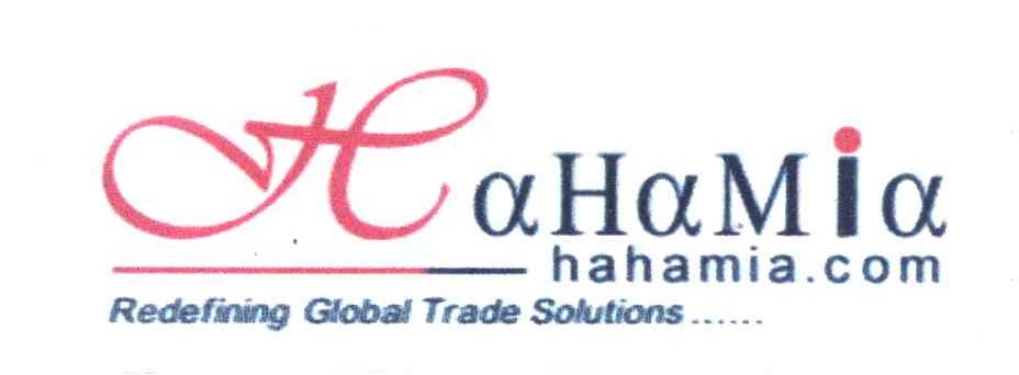 AHAMIA HAHAMIA.COM REDEFINING GLOBALTRADE SOLUTIONS H