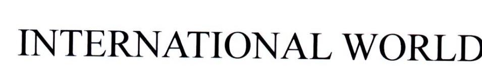 INTERNATIONAL WORLD